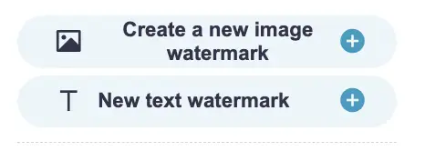 Select the type of watermark, you can choose text watermark or image watermark, ImagesTool.com Image watermark tool